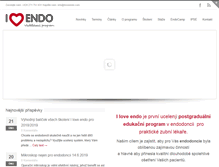 Tablet Screenshot of iloveendo.com